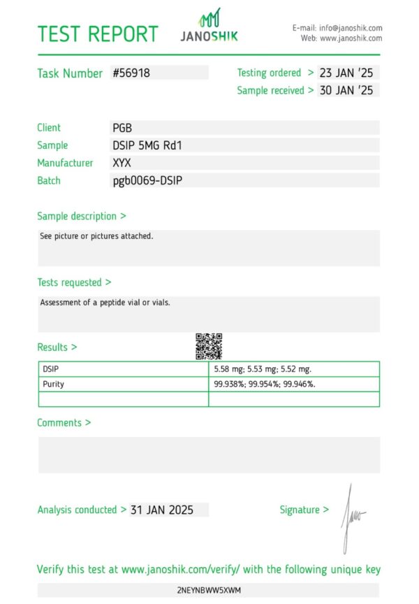 DSIP 5mg - Image 2