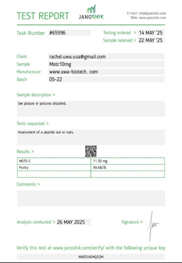 Mots-C 10 mg - Image 2